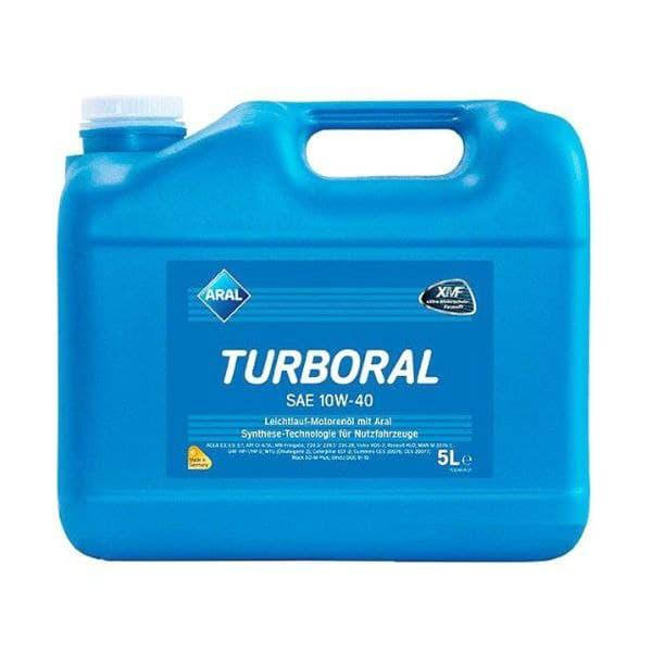 

Моторное масло Aral Turboral 10W-40 5л (15BCD5) ORG 15BCD5