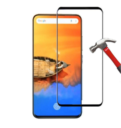 

Защитное стекло для Xiaomi Mi 9T черное, Черный