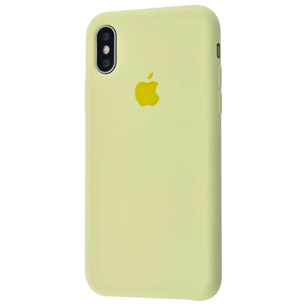 

Силиконовый Чехол Накладка Silicone Case для iPhone X/XS Mellow Yellow, Желтый