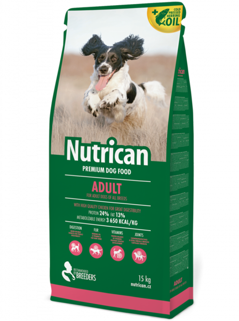 

Nutrican Adult (24/13) корм для взрослых собак всех пород 15 кг
