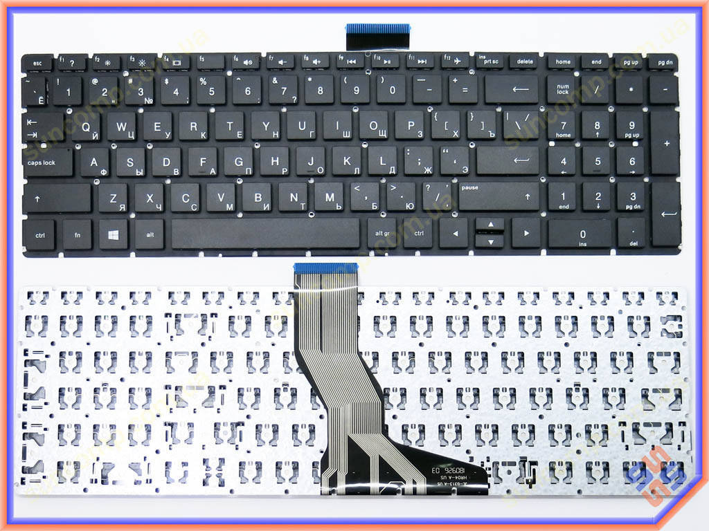 

Клавиатура для HP Pavilion 15T, 15Z, 15-BR, 15-BS, 15-BU, 15-BW, 17G-BR, 250, 255, 256 G6 ( RU Black Без, Черный