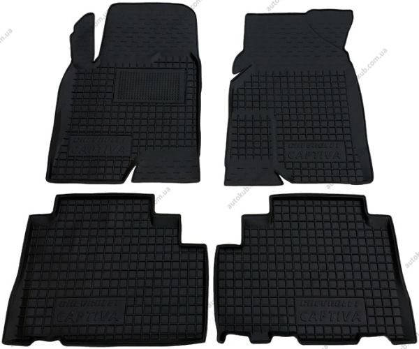 

Автомобильные коврики в салон Chevrolet Captiva (2012-2018) (Avto-Gumm), Темно-серый