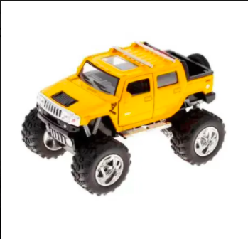 

Машинка Kinsmart HUMMER KT5326W желтая, Желтый