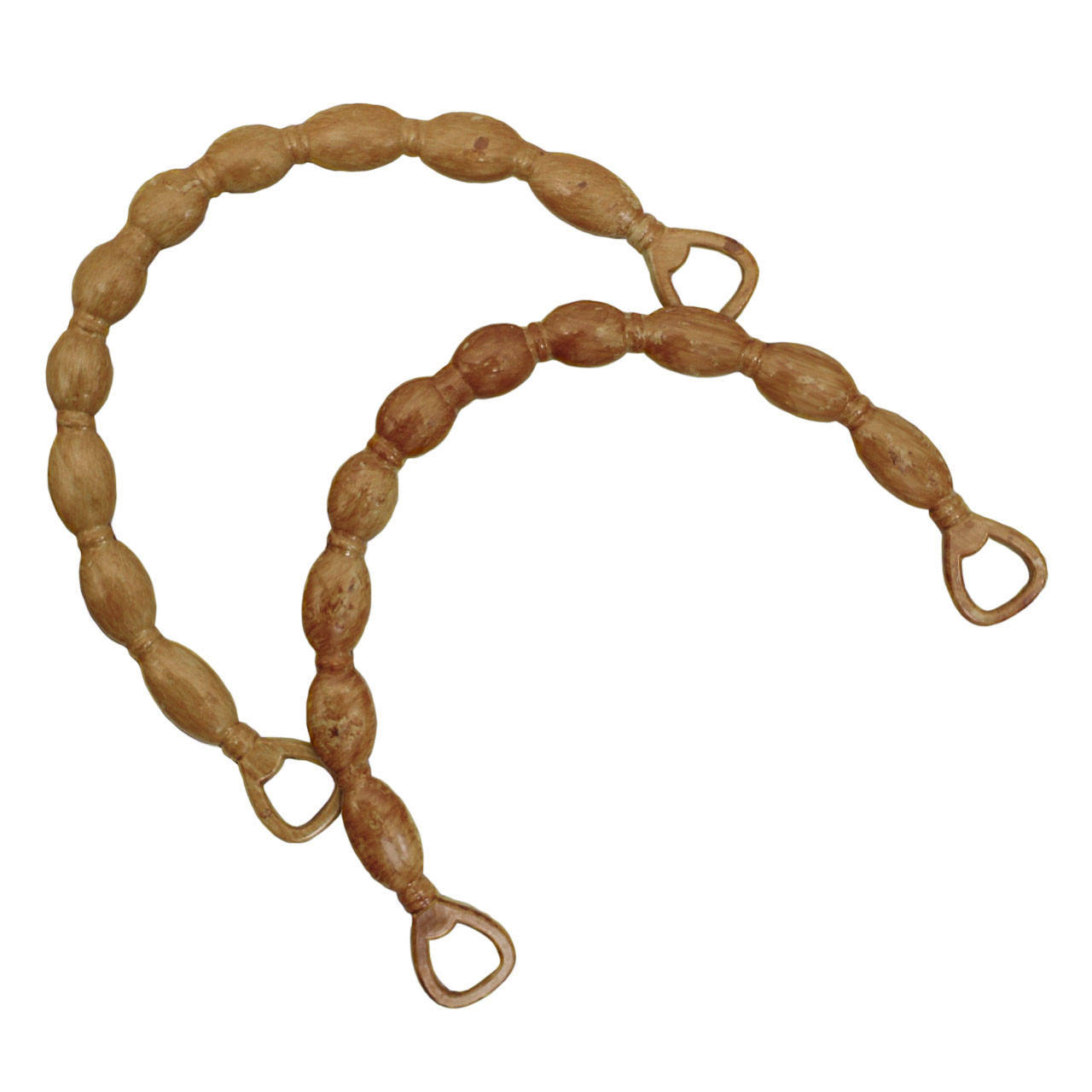 

Комплект ручок для сумки пластикових напівкруглих Косичка 23 см Капучіно