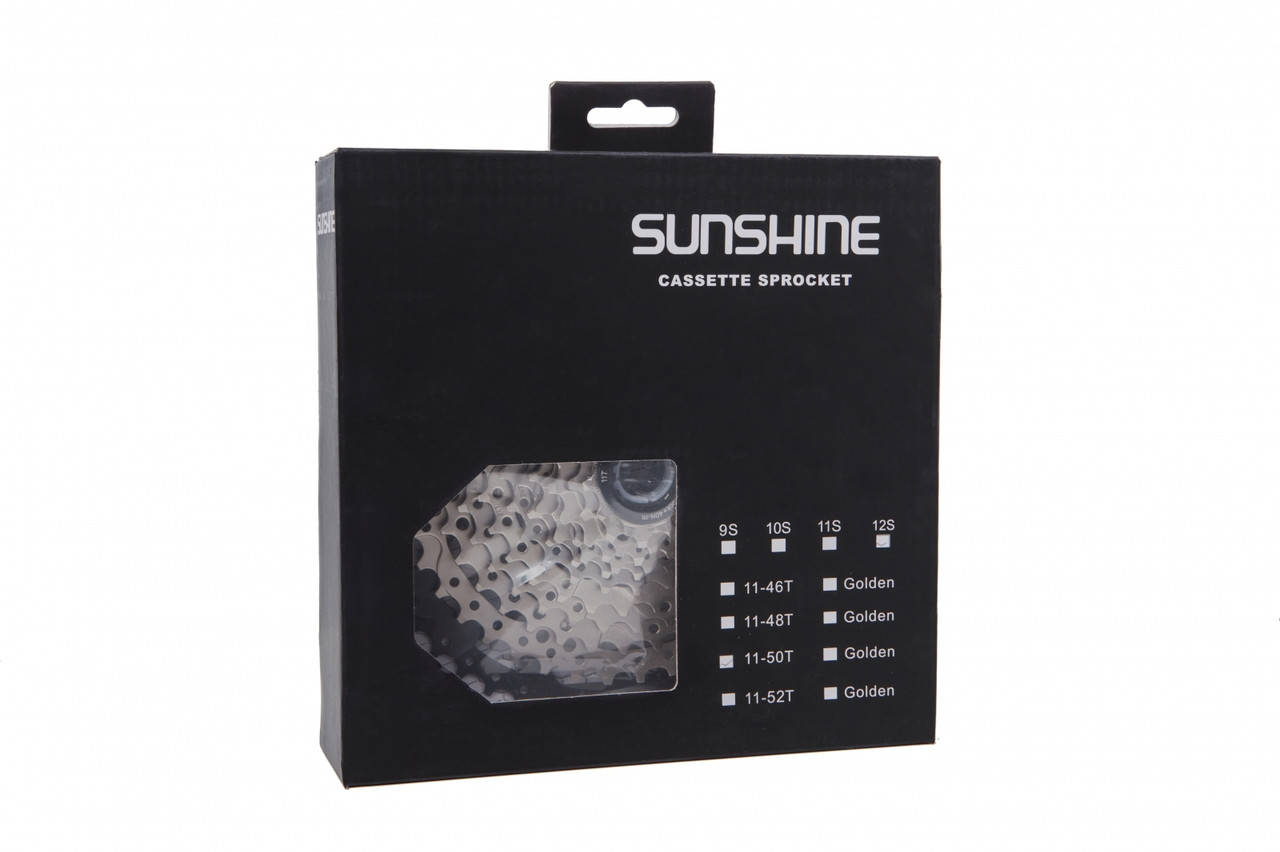 

Кассета 10-к 11-46T SUNSHINE CS-HR10-46 на 2-м алюм. пауке