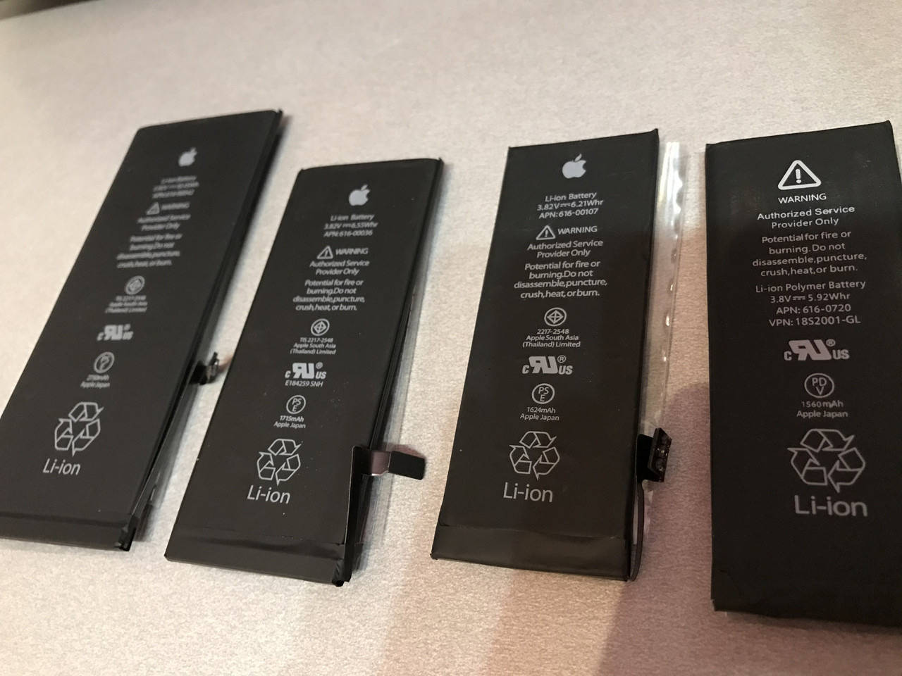 

Аккумулятор батарея Apple iPhone 6 1810 mA*h оригинал 100% ёмкость