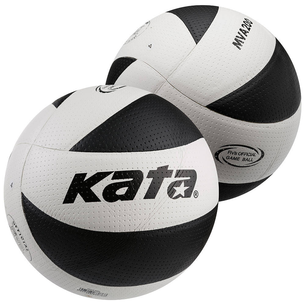 

Мяч волейбольный Kata200 PU бело-черный.