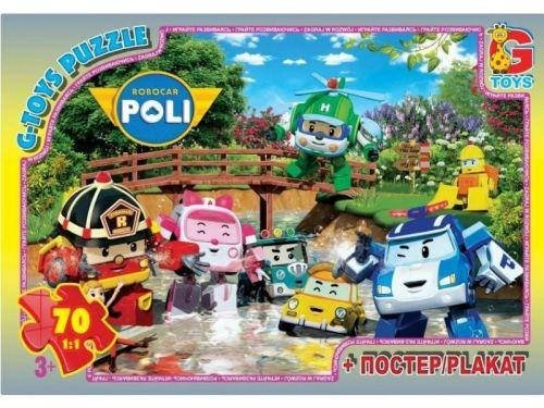 

Пазлы "Робокар Поли", 70 элементов + плакат