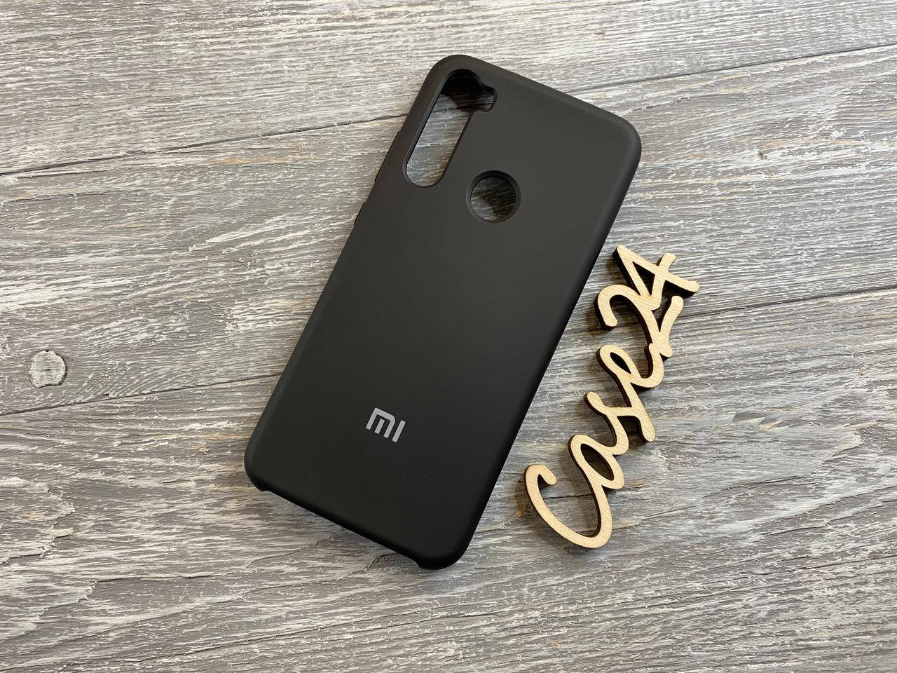 

Чехол Soft touch на Xiaomi Redmi Note 8 (8 цветов) черный
