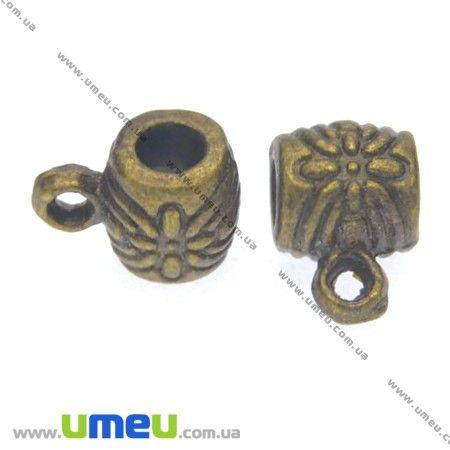 

Основа для кулона Бейл, 8х6х6 мм, Античная бронза, 1 шт (OSN-008504)