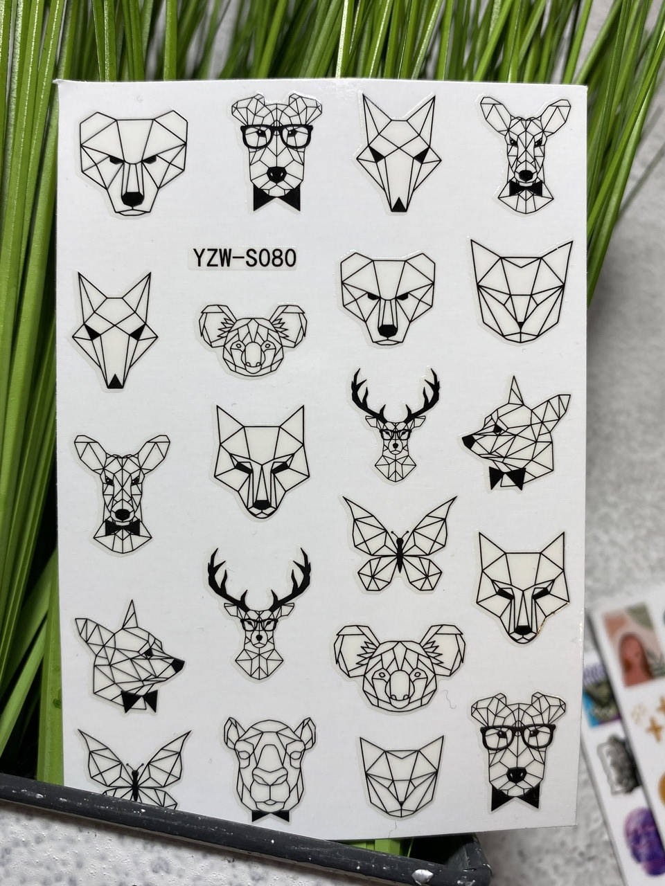 

Наклейки для дизайна ногтей YZW-S080