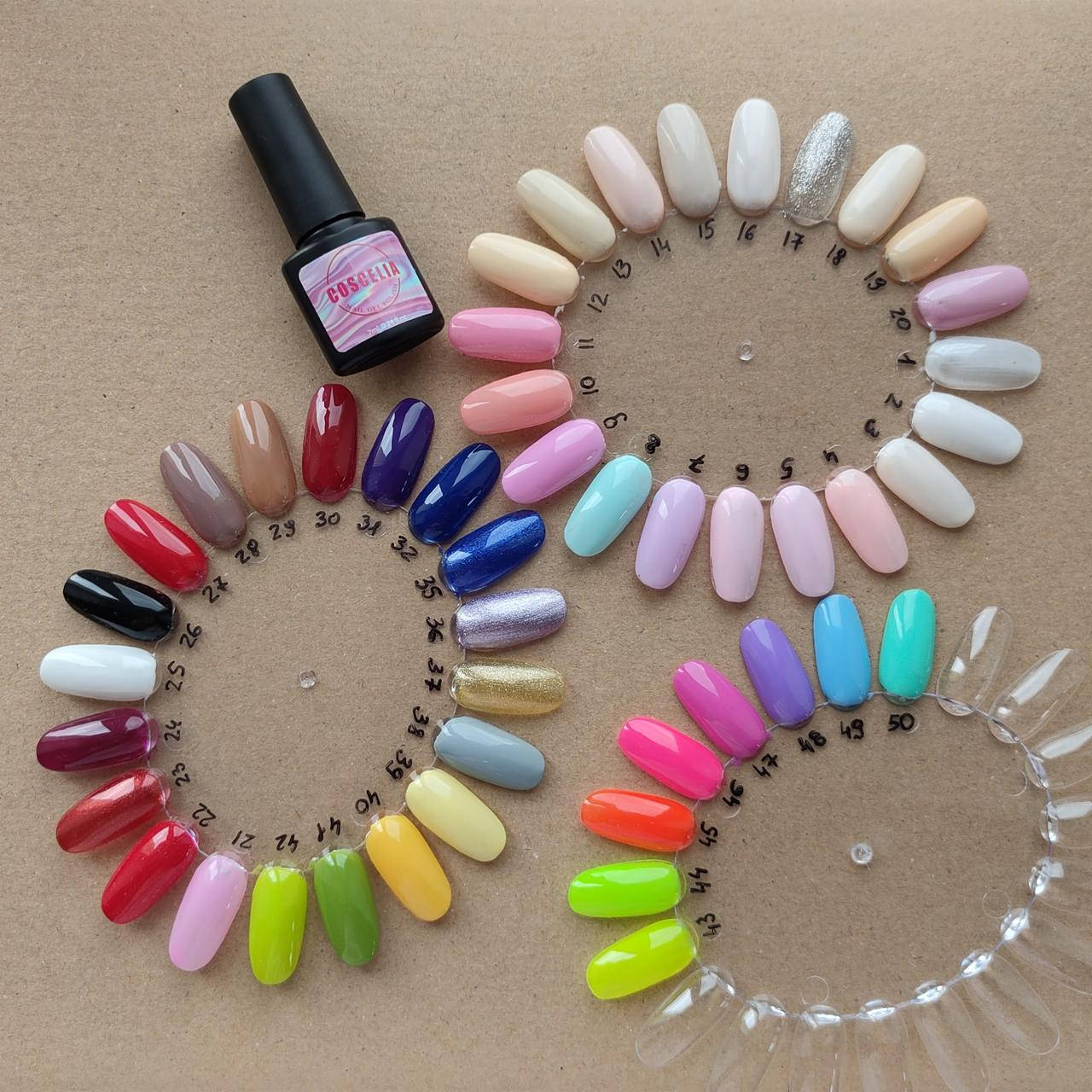 

Гель лак 4 штуки по 7 мл Coscelia Нюдовая коллекция