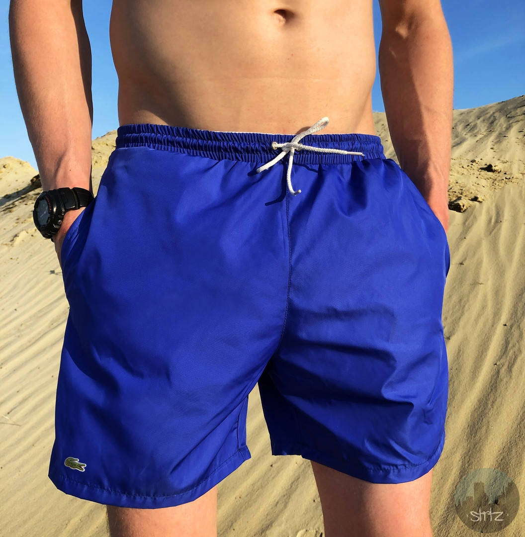 

Мужские пляжные шорты Lacoste Swimming Trunks (синие)