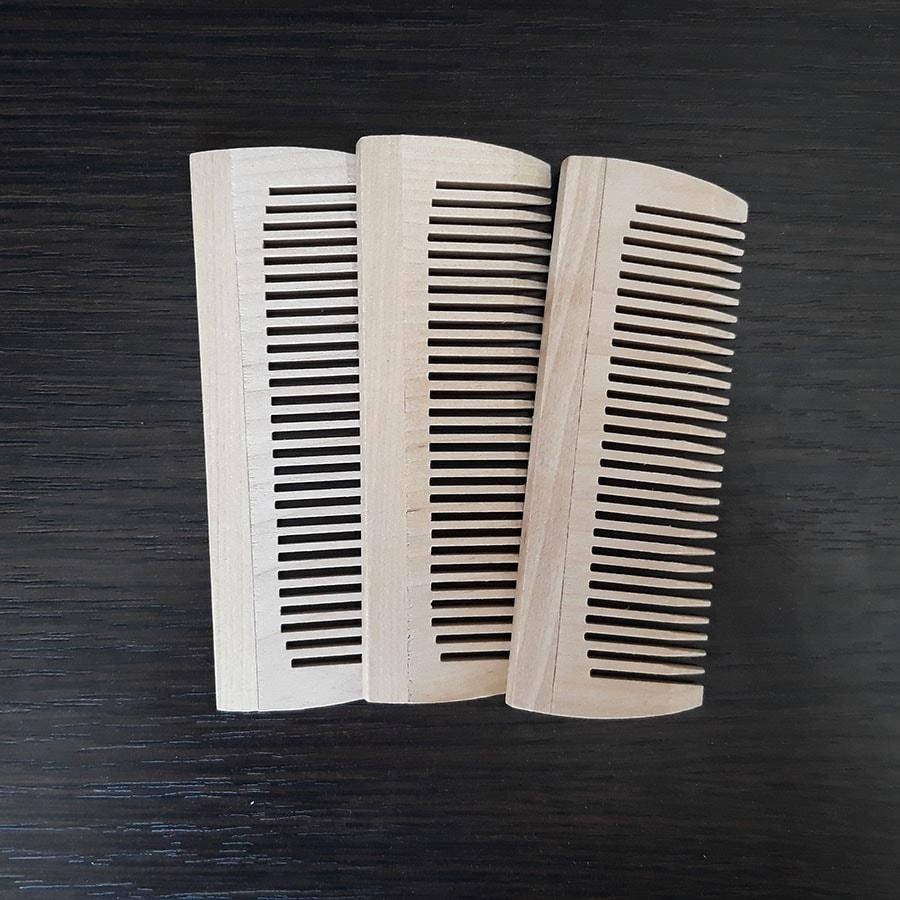 

Деревянный гребень для волос | заготовка для декора | под покраску | расческа для декупажа 12 см