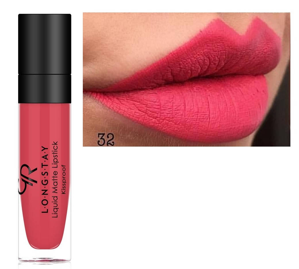 

Помада для губ Golden Rose Longstay Liquid Matte №32, Матирование