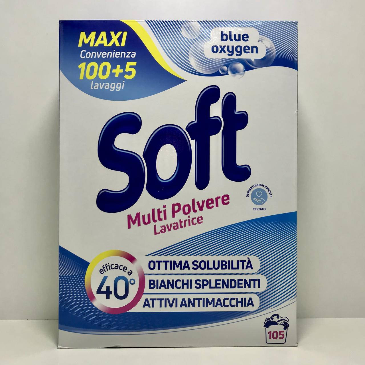 

Порошок для стирки Soft Blue Oxygen 5,775 кг / 100+5 стирок