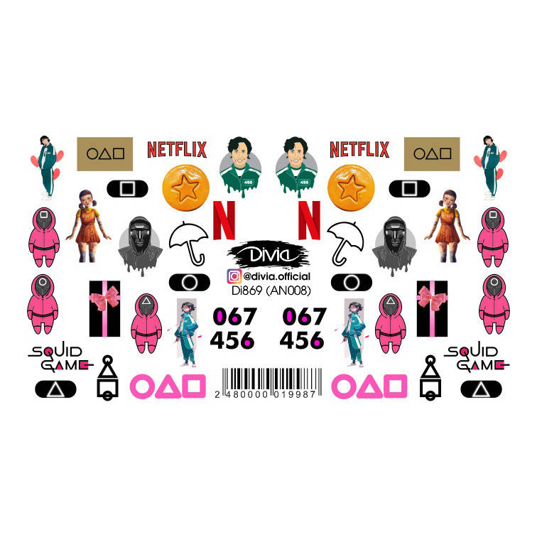 

Divia Наклейки слайдер-дизайн Аниме Di869 №AN008