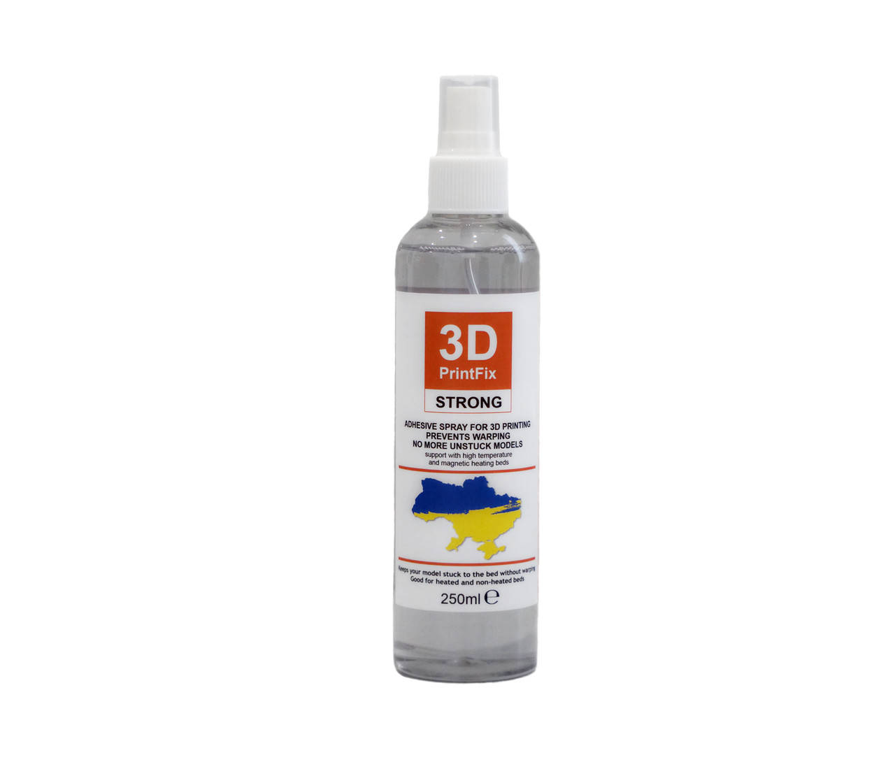 

Адгезионный спрей, клей адгезив для 3D печати 3D PrintFix Strong 250ml