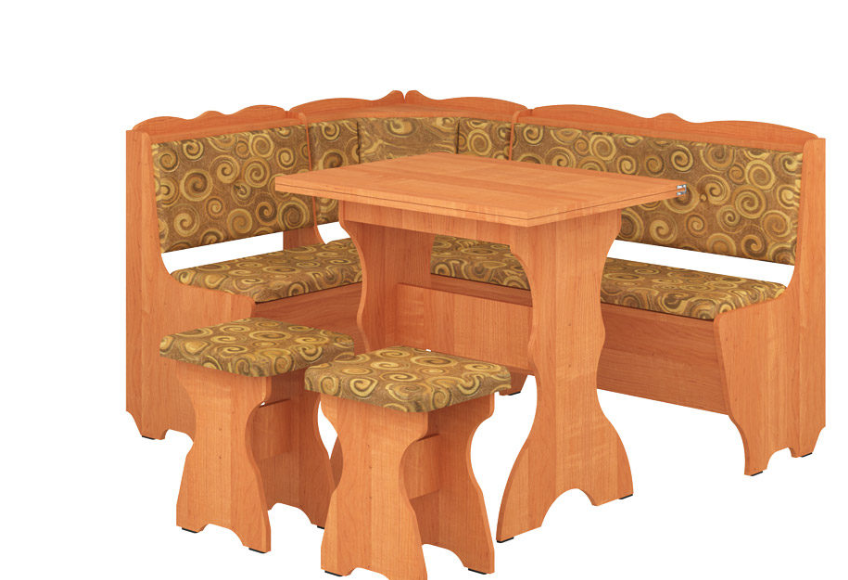 

Кухонный уголок Лорд ДСП со столом и табуретами Пехотин раздвижной стол, ткань