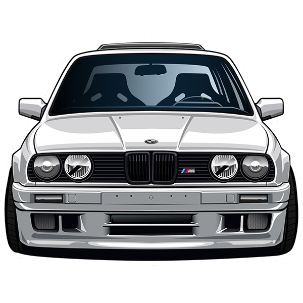 

BMW M 9*6cm Sticker Влагостойкая наклейка