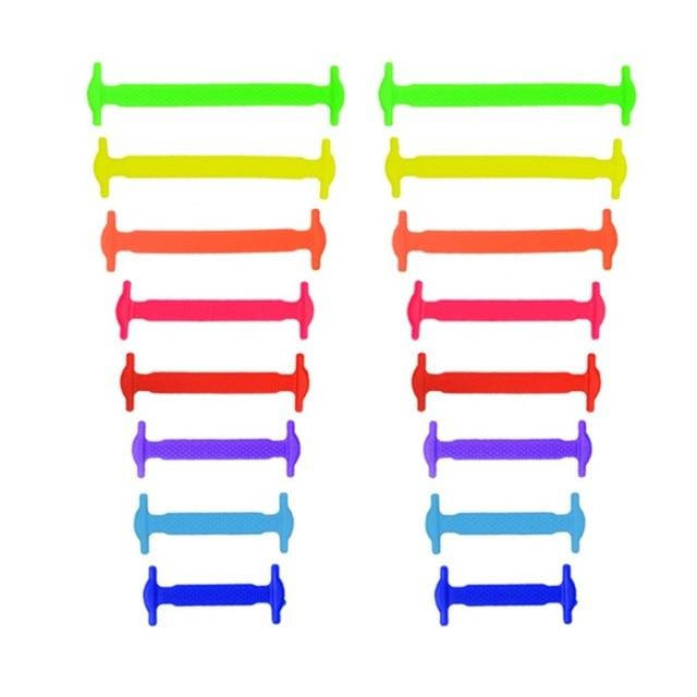 

Силиконовые шнурки для обуви 16 шт Разноцветный