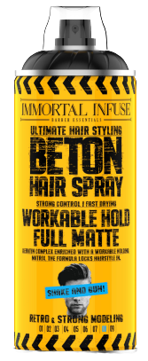 

Спрей для волосся Immortal Infuse Beton повністю матовий