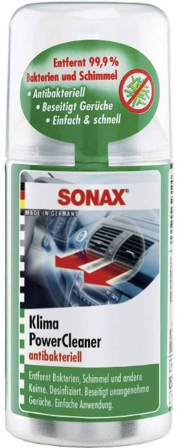 

Очиститель кондиционера антибактериальный SONAX KlimaPowerCleaner AirAid 100мл 160480