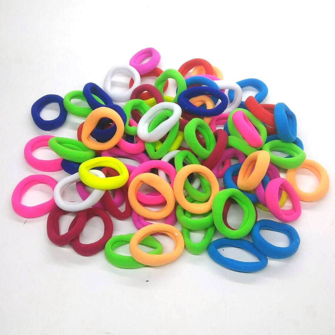 

Резинка для волос цветная "Калуш" микрофибра 3,6см, Разные цвета