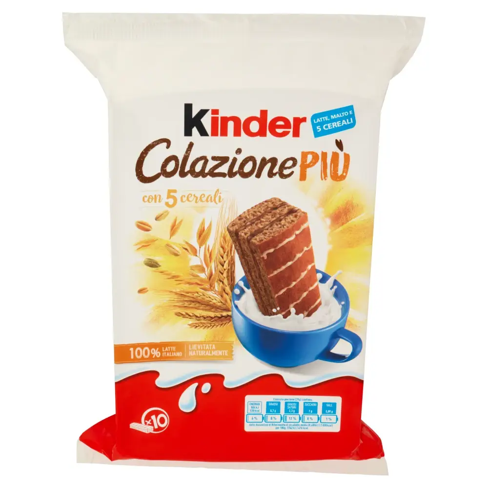 

Бисквит Kinder Colazione piu Latte Italiano 10s 290 g