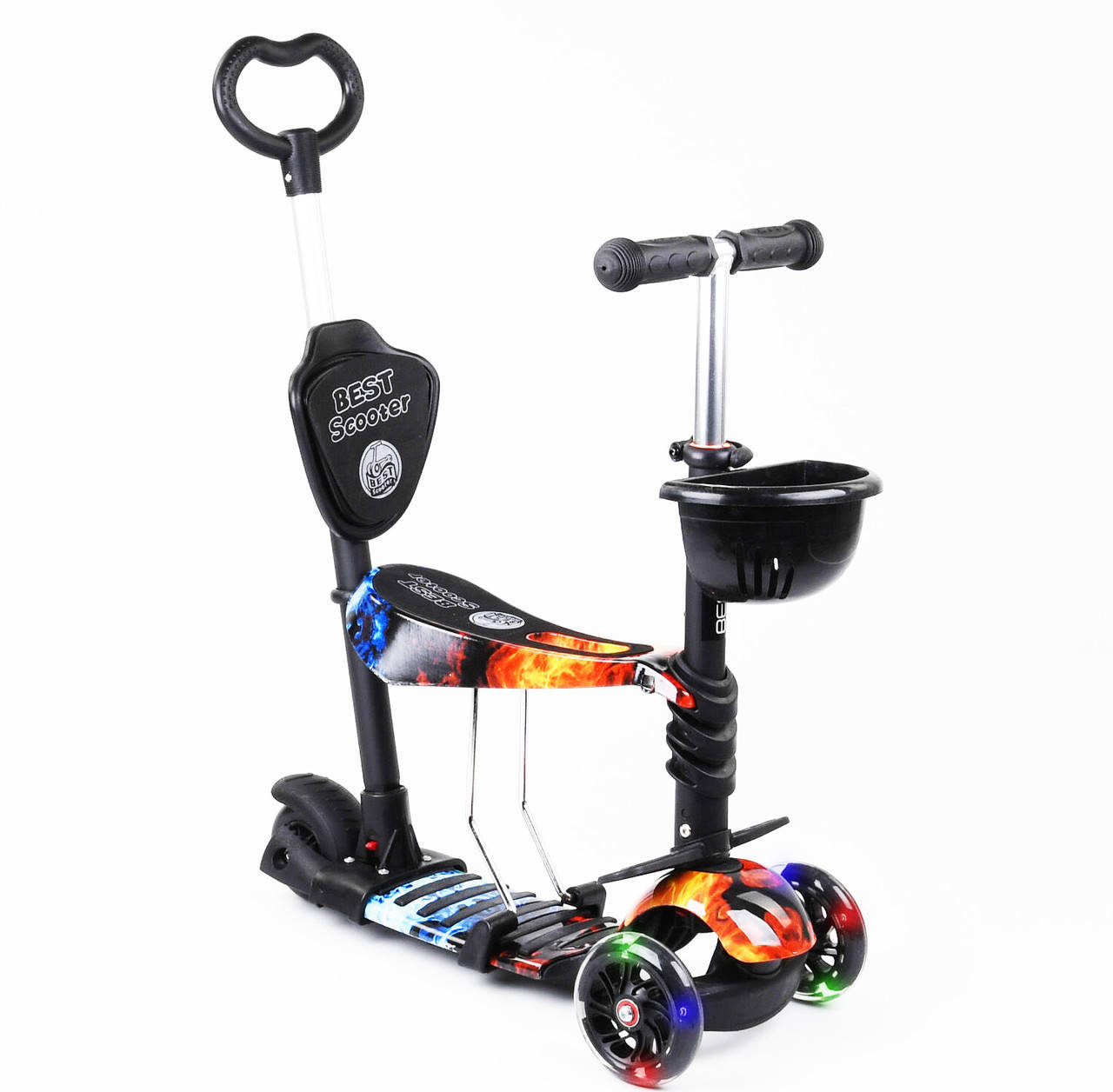 

Самокат 5 в 1 Best Scooter 32066 Абстракция