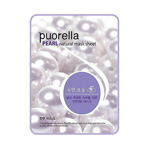 

Тканевая маска для лица с жемчугом Baroness Puorella Pearl Natural Mask Sheet