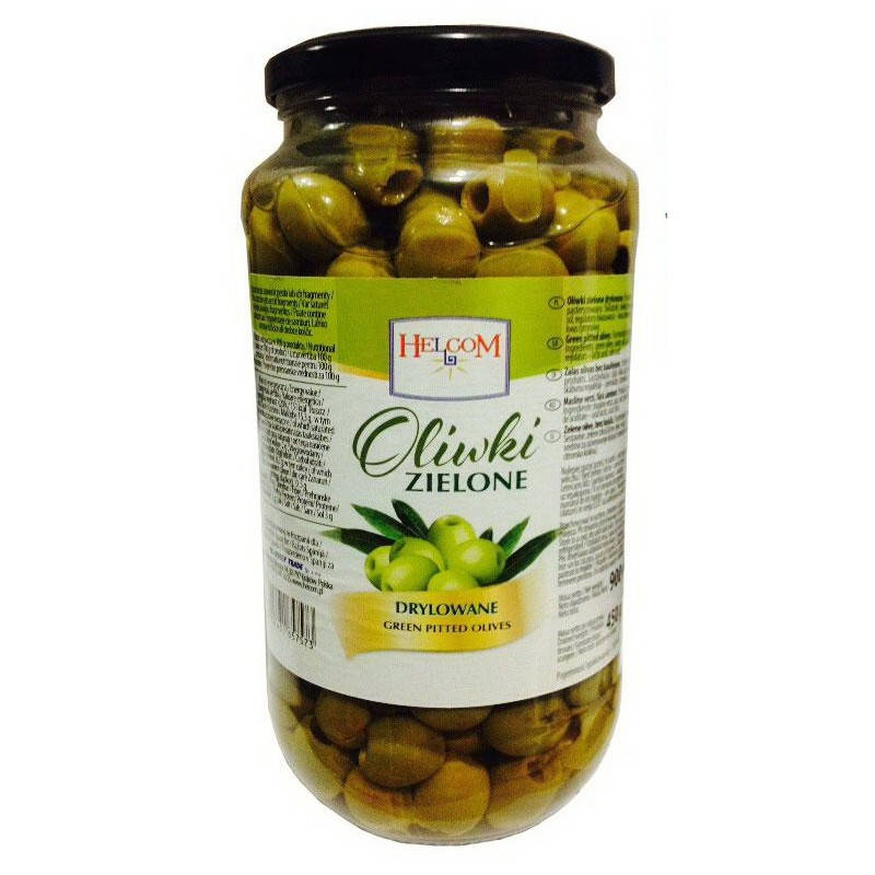 

Оливки зеленые без косточки OLIWKI Helcom 900 г Польша