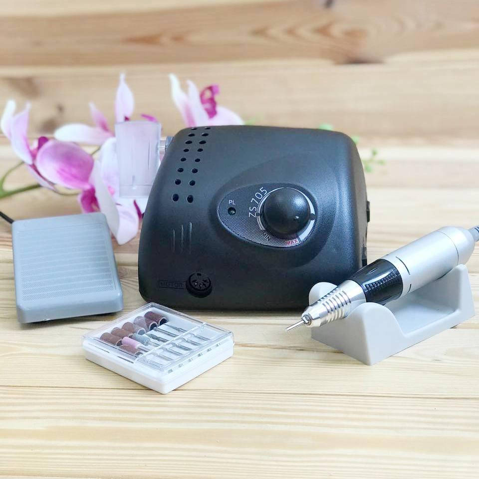 

Фрезер для маникюра Bucos Nail Drill ZS-705 BLACK 65 Ватт, 35 000 об, Черный