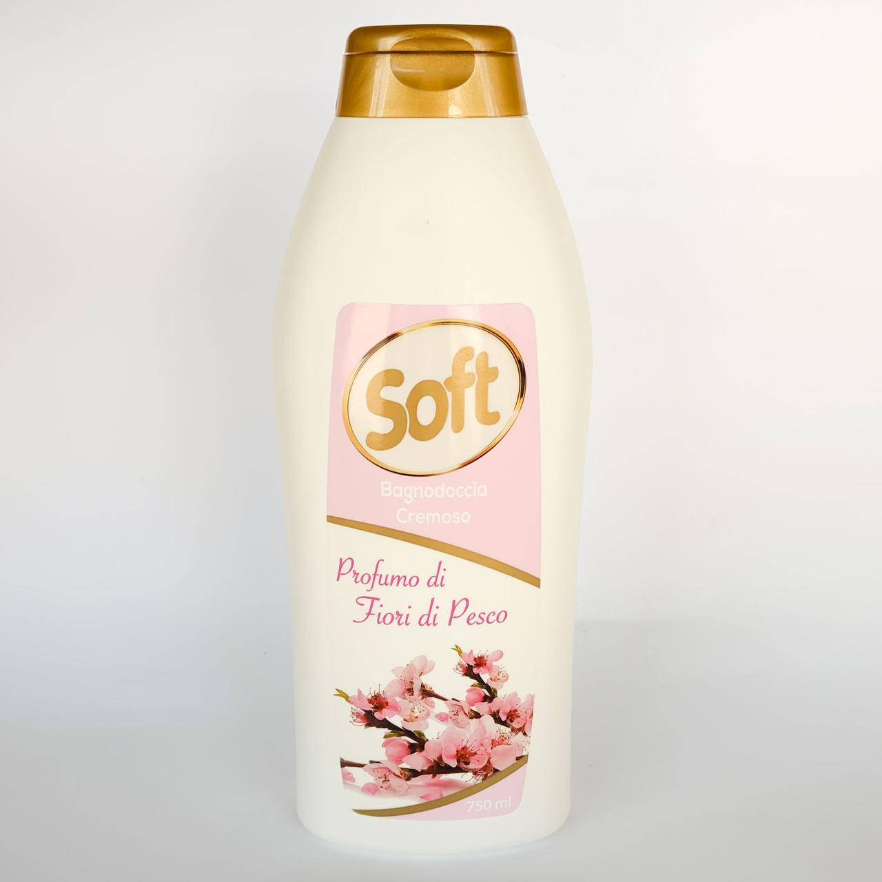 

Гель для душа Soft profumo di fiori di pesco 750мл