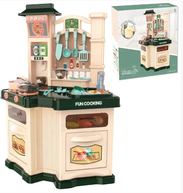 

Детская большая кухня интерактивная 77 см с водой,свет,звук BOZHI TOYS 848A