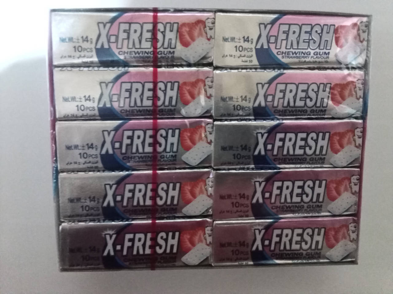 

Жувальна гумка подушечки X-Fresh полуниця 30 шт упак