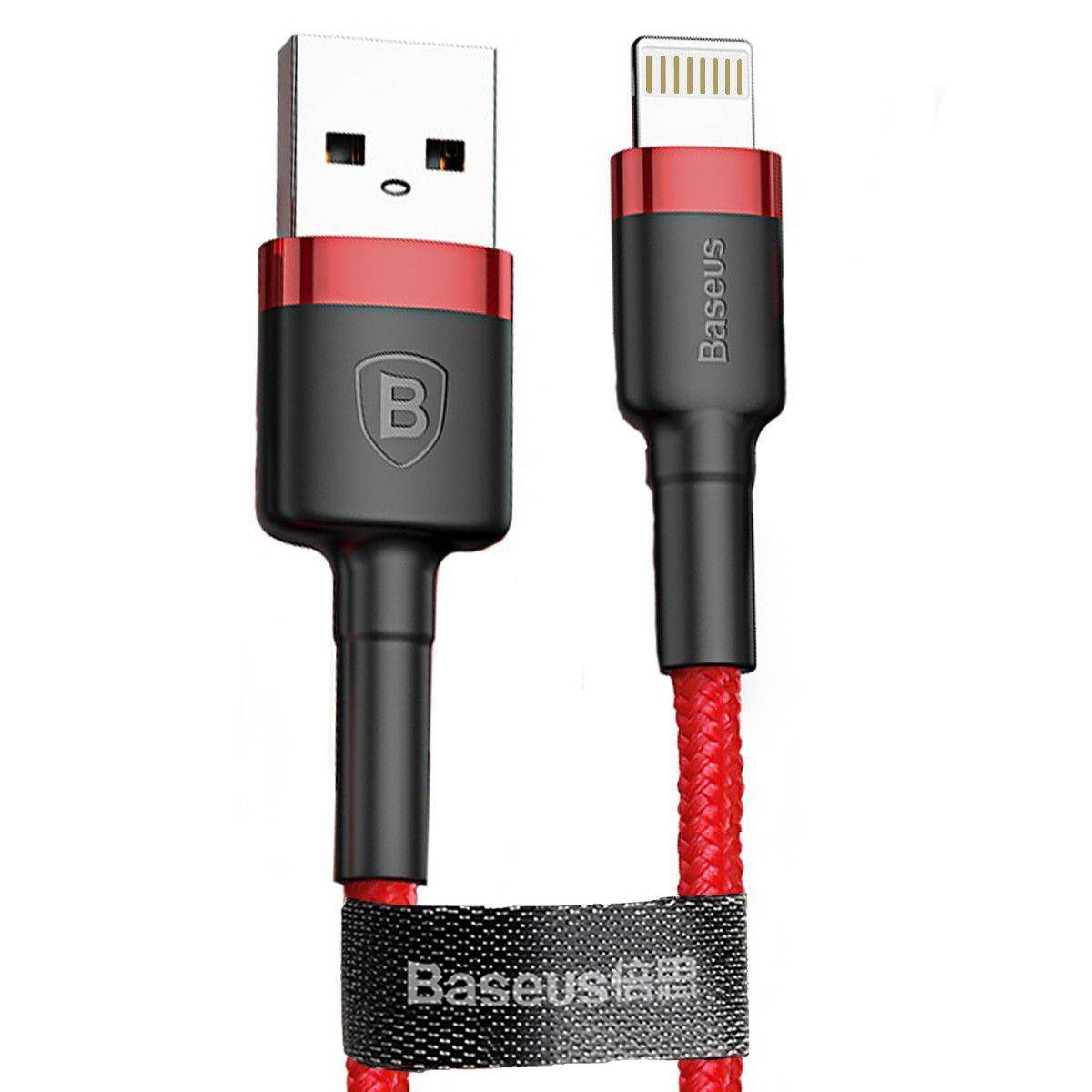 

Кабель Baseus Cafule Lightning Special Edition 2.4A (1m), Red, Red