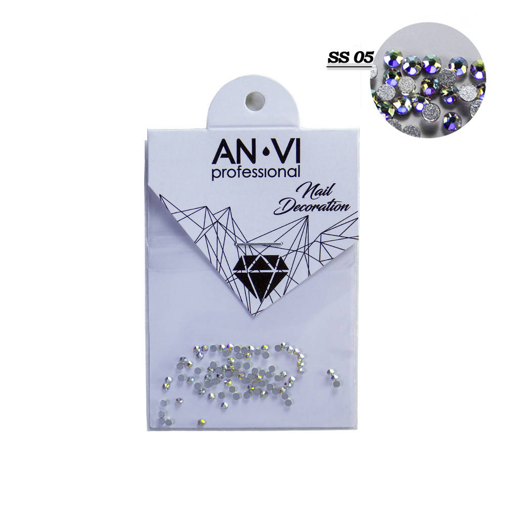 

Стразы для дизайна ногтей Swarovski ANVI Professional Crystal Pixie №SS05 100 шт (8543Gu)