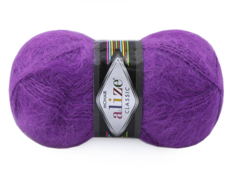 

Alize Mohair Classic, Виолет №206, Сиреневый