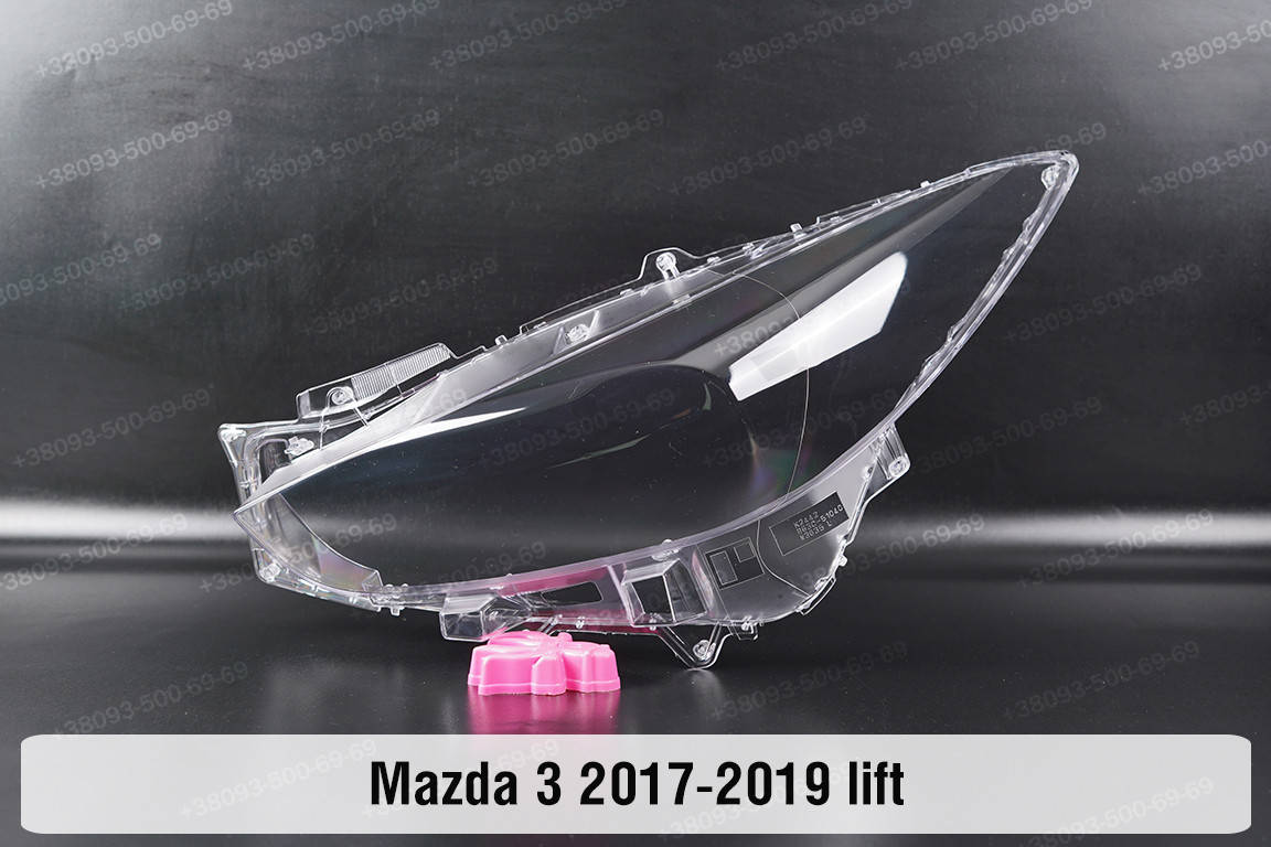 

Стекло фары Mazda 3 BM BN (2016-2019) III поколение рестайлинг левое