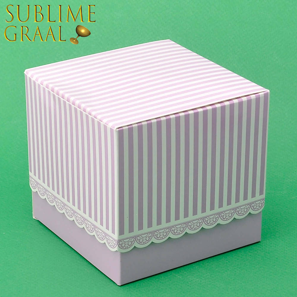 

Упаковка подарочная для чашки ажур (фиолетовая)