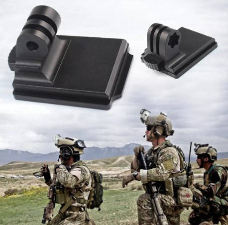 

NVG крепление для GoPro на армейский (тактического) шлем NVG Mount (фикс), Черный