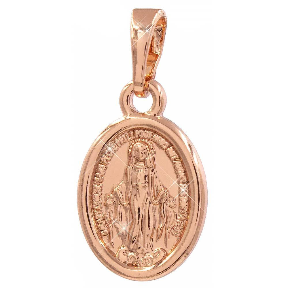 

Подвеска Ладанка Богородица 1,3 см (Медицинское золото)