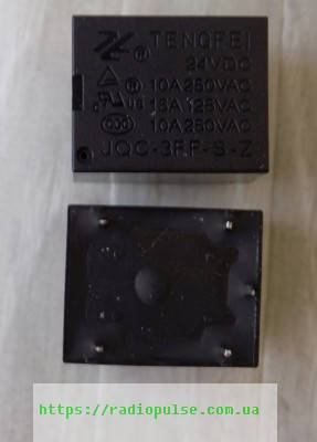 

Реле LEG-24 ( JQC-3FF-24V , JQC-3F-1A-24VDC , HRS4H-S-DC24V ) (10A/250V) 5pin