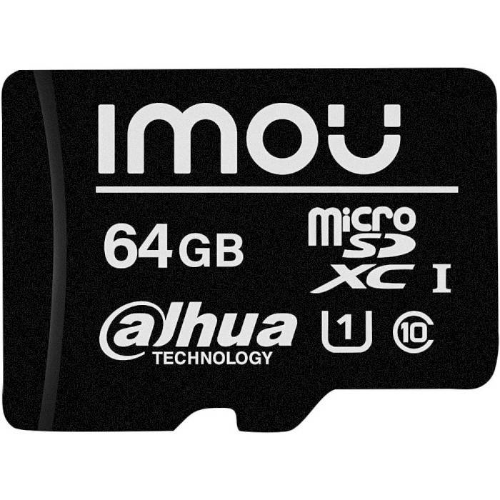 

Карта памяти Imou ST2-64-S1 64GB microSDXC Class 10 UHS-I