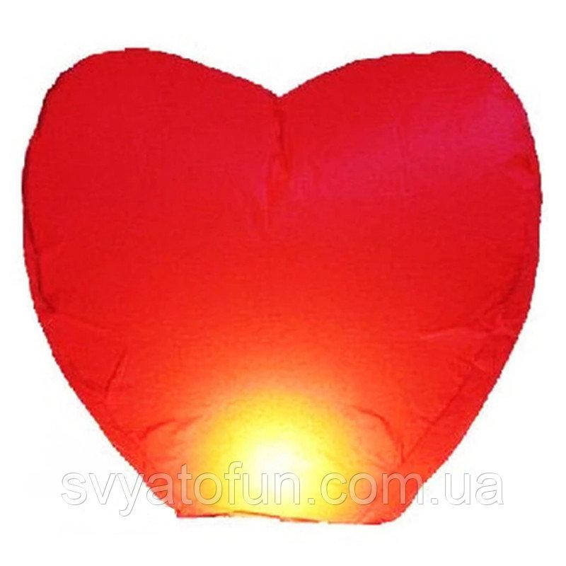 

Небесный фонарик Сердце красное Китай, Красный