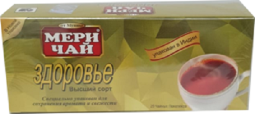 

МЕРИ ЧАЙ ЗДОРОВЬЕ 25 пакетиков + ложка