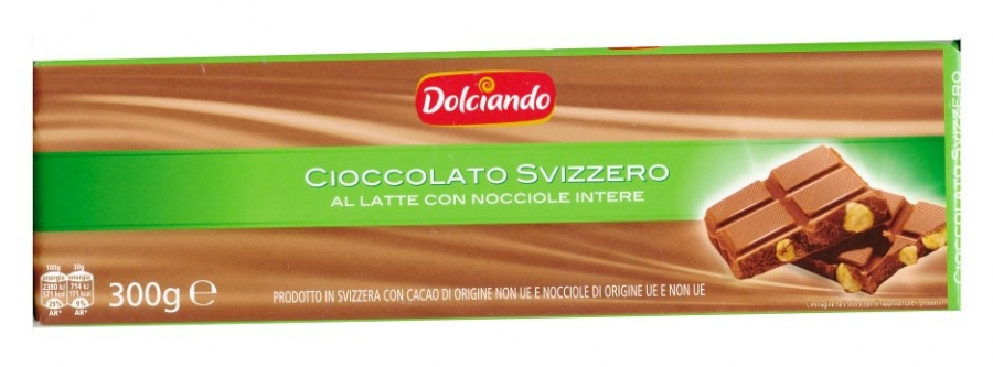 

Шоколад молочный Dolciando Cioccolato Svizzero 300 гр