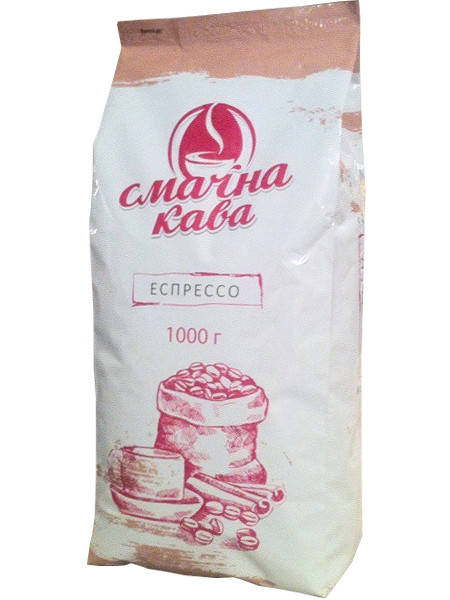 

Зерновой кофе Смачна кава Еспрессо, 1 кг