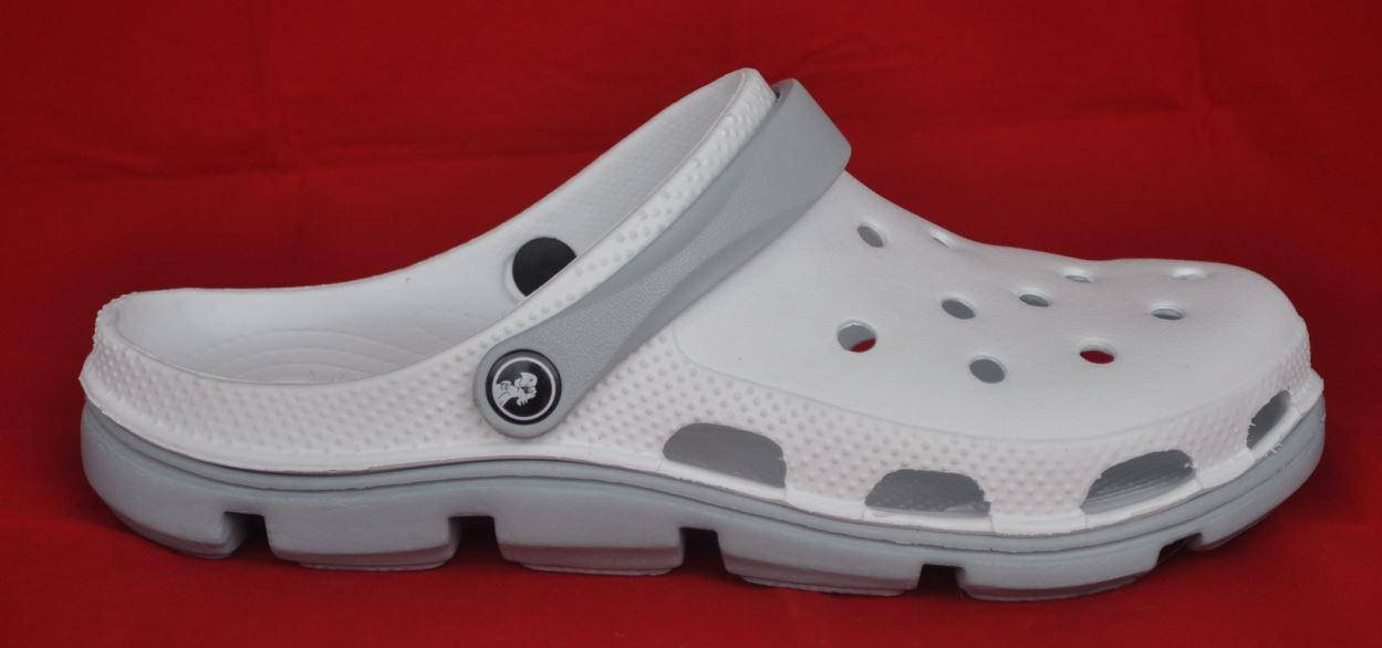 

Кроксы, сабо белые / серая подошва Размеры 36, 37, 38, 39, 40, 41, 42, 43, 44, 45, 46 JoAm 116105